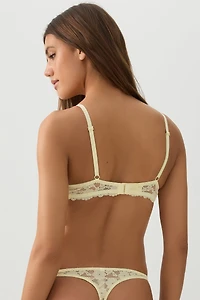Soutien-gorge pigeonnant en dentelle