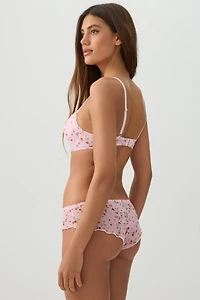 Culotte garçonne en maille imprimée