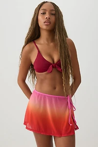 Print Knit Swim Cover Up