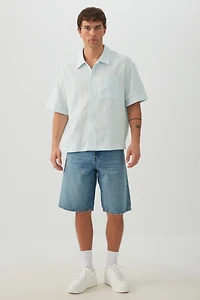Textured Boxy Shirt