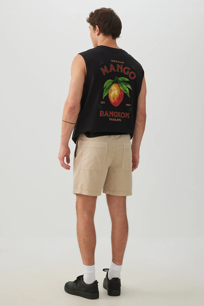 Woven Twill Short