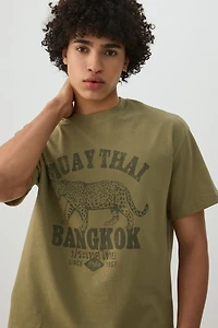 Boxy Graphic Crew Neck T-Shirt