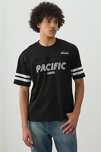 Crew Neck Mesh Sport Top