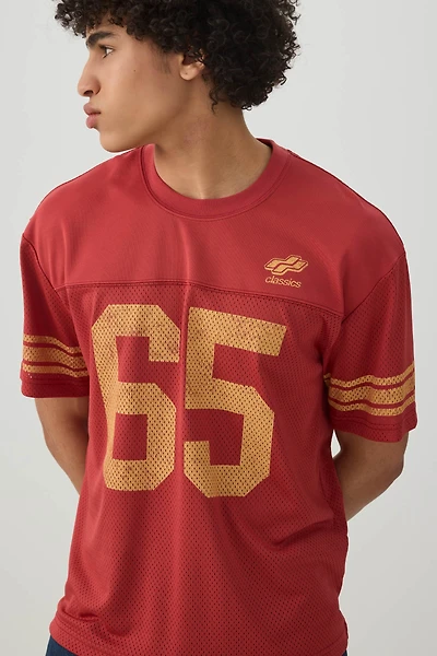Crew Neck Mesh Sport Top