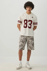 Crew Neck Mesh Sport Top