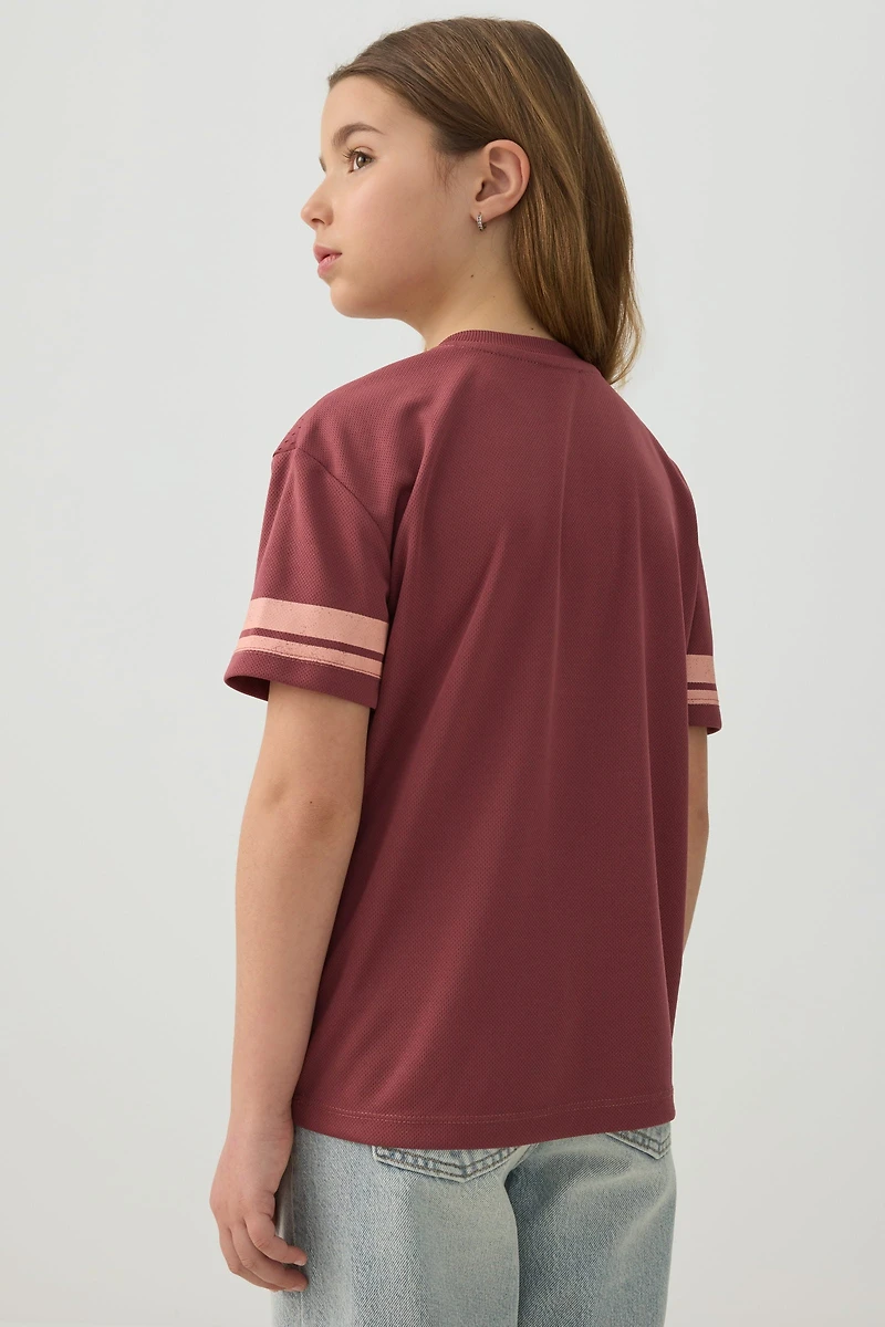 V-Neck Sports Jersey Top