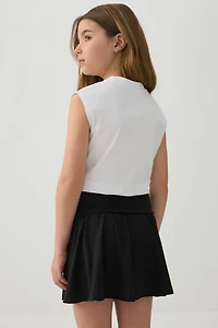 Mini Skirt with Built-In Shorts