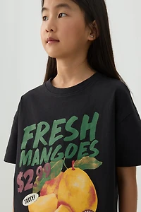 T-shirt ample imprim