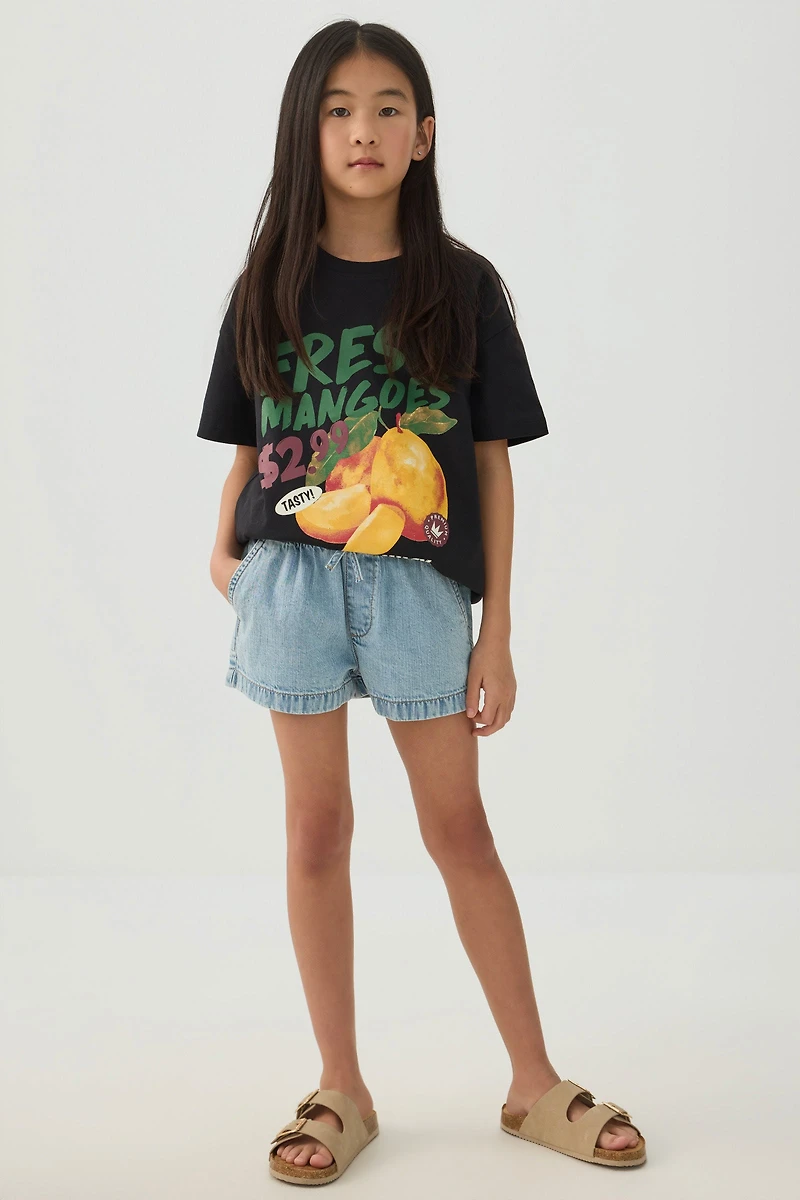T-shirt ample imprim