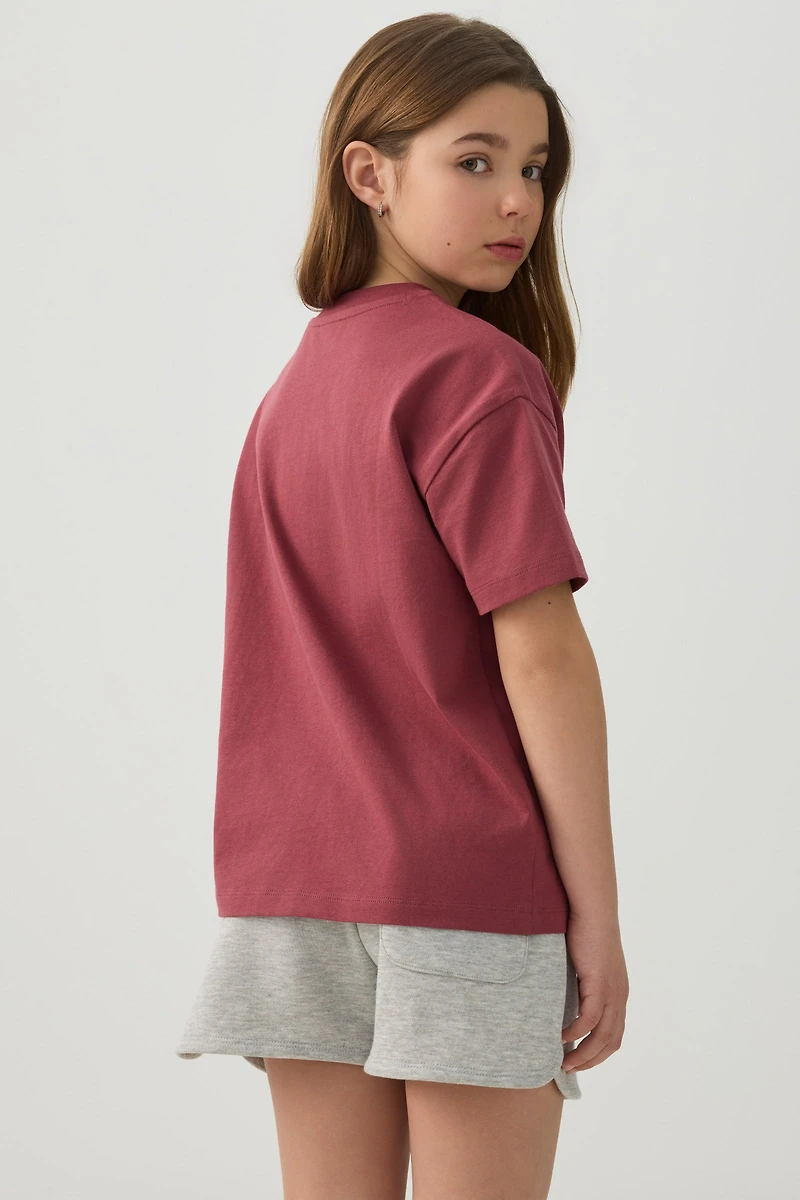 T-shirt ample imprim