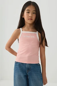 Ringer Knit Tank Top