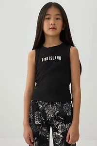 Graphic Knit Tank Top