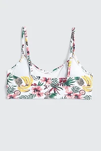 Tropical Fruit Triangle Bikini Top