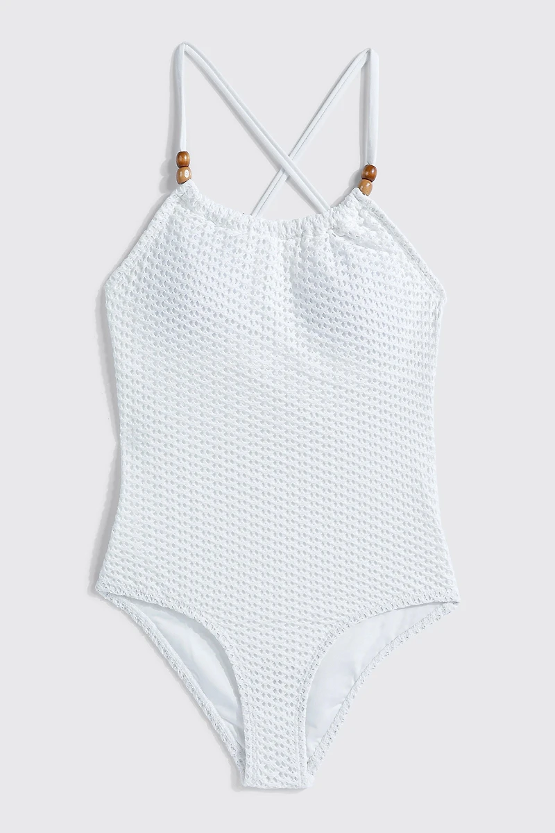 Crochet One Piece Swimsuit