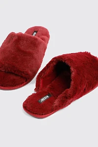 Faux Fur Slippers