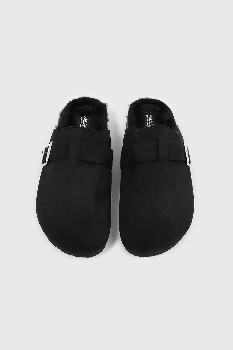 Faux Suede Clogs