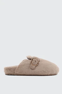 Faux Fur Clogs