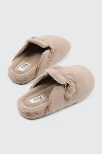 Faux Fur Clogs