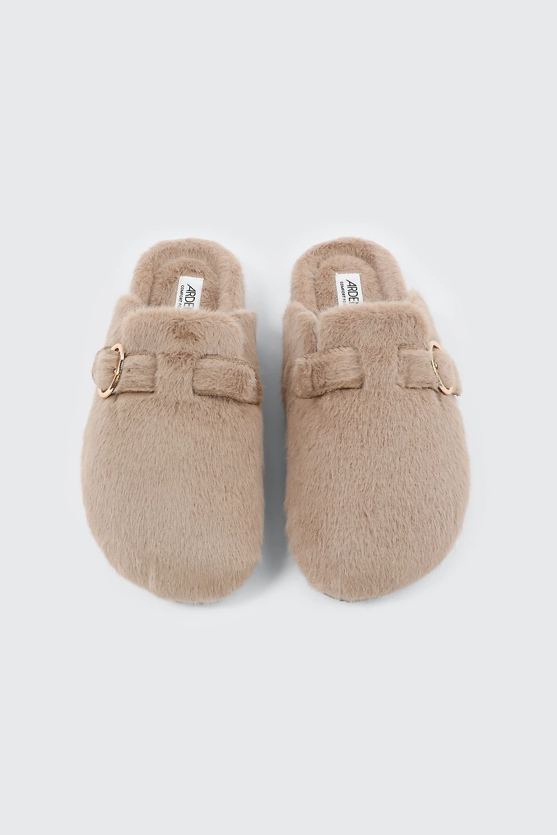 Faux Fur Clogs