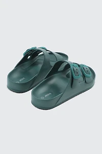 Sandales à glissière deux brides