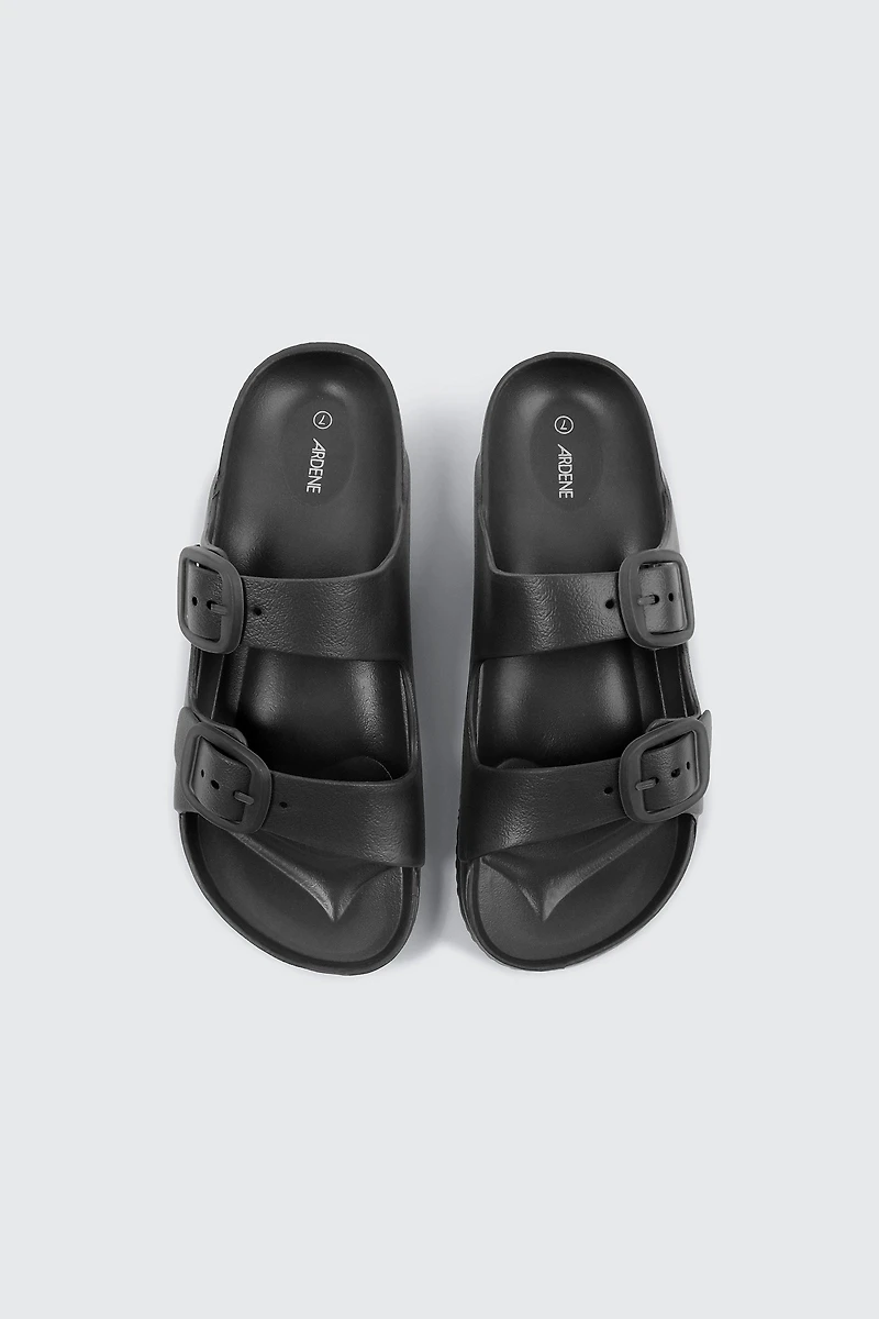 Two-Strap Slide Sandals