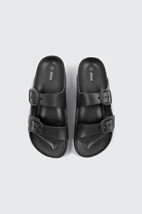 Two-Strap Slide Sandals