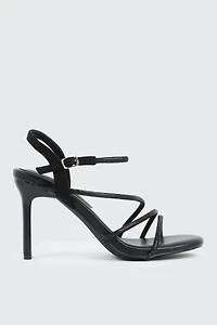 Embellished Strappy Heel Sandals