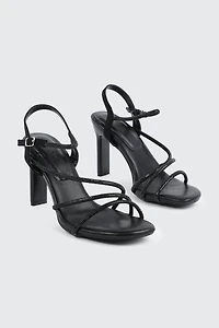 Embellished Strappy Heel Sandals