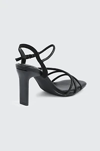 Embellished Strappy Heel Sandals