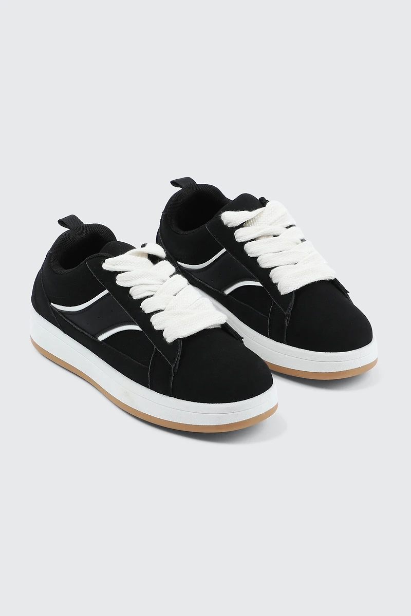 Faux Suede Sneakers