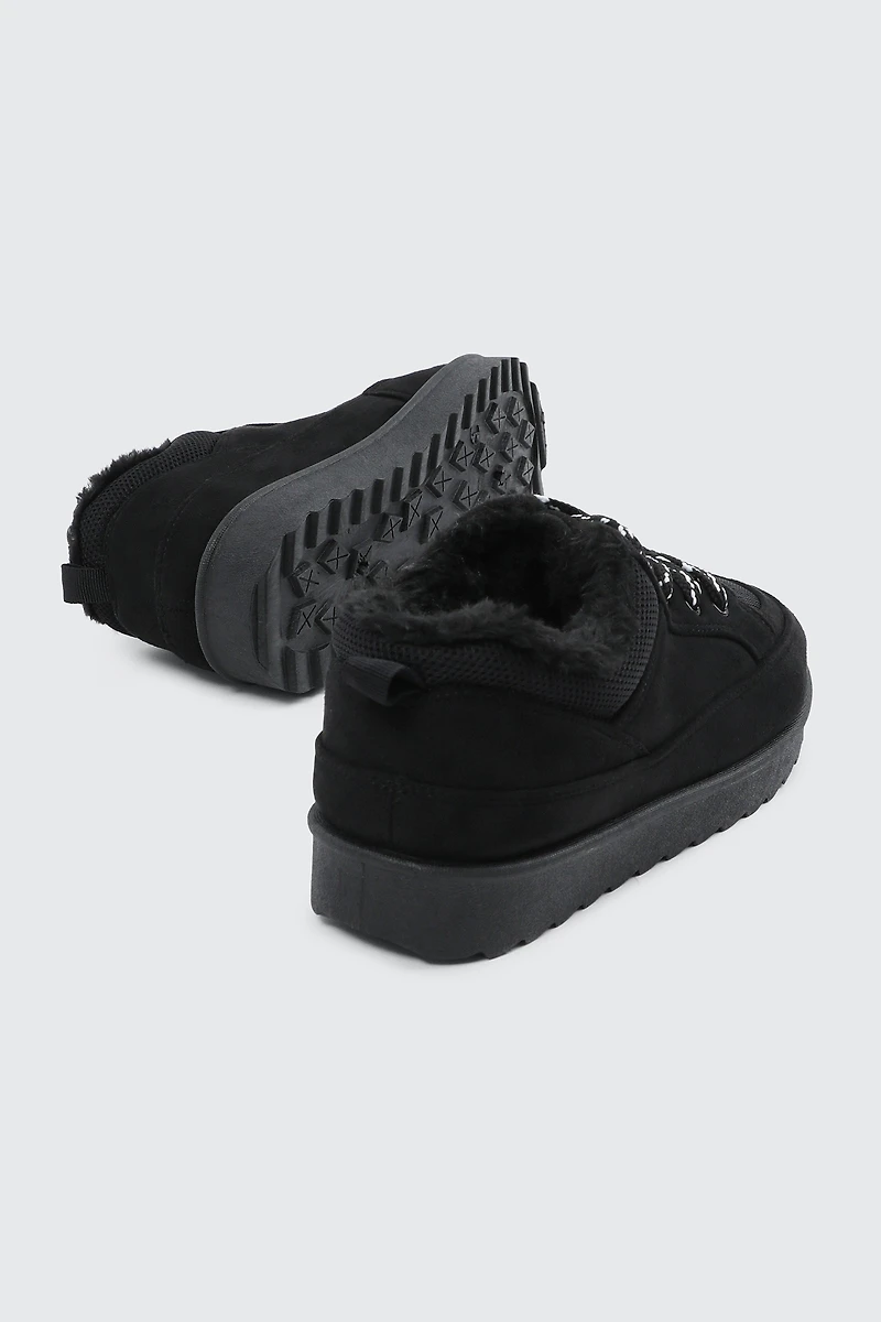 Faux Fur Lined Sneakers