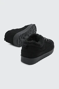 Faux Fur Lined Sneakers