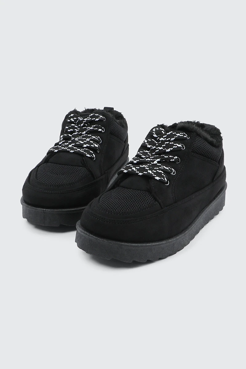 Faux Fur Lined Sneakers