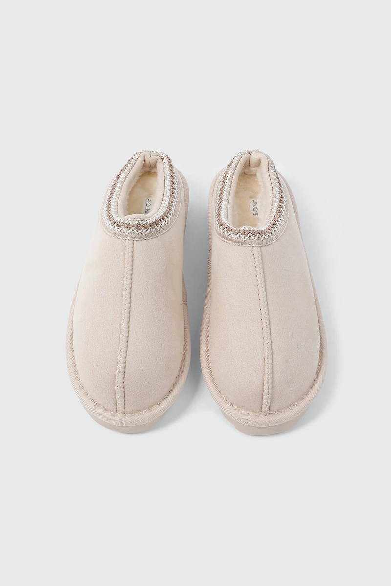 Faux Sheepskin Clogs