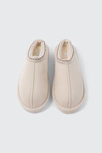 Faux Sheepskin Clogs