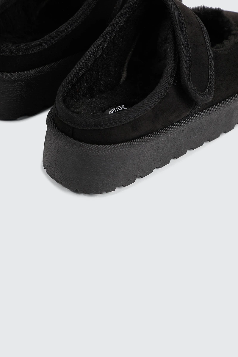 Chaussures Mary Jane en faux mouton