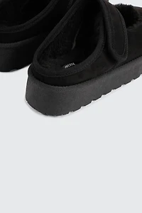 Chaussures Mary Jane en faux mouton