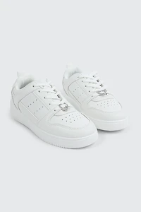 Basketball Sneakers with Charm Detail