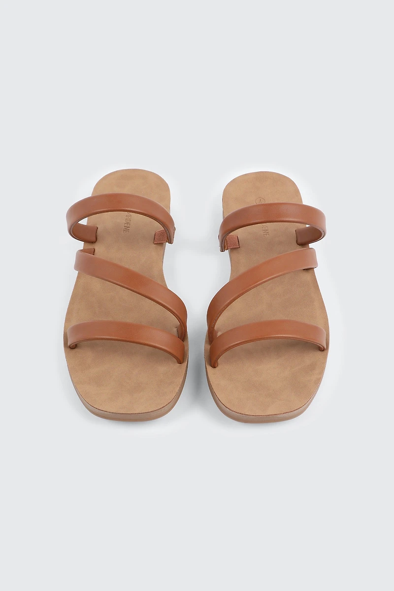 Strappy Flat Sandals
