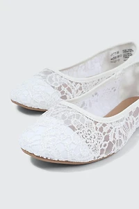 Ballerines en crochet
