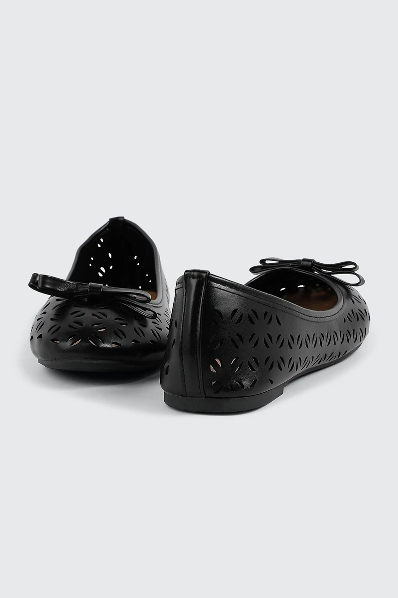 Cutout Ballet Flats