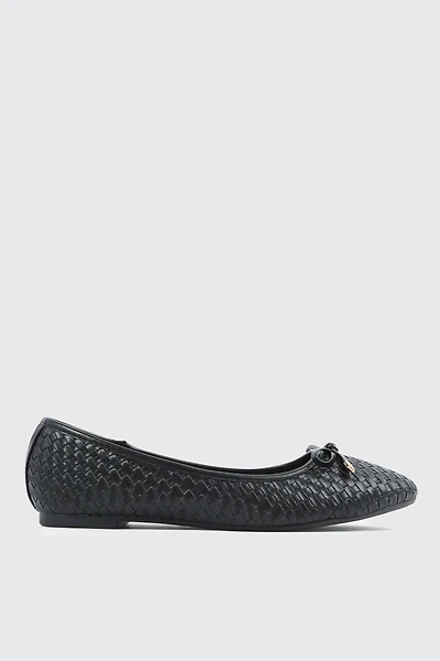 Textured Ballet Flats