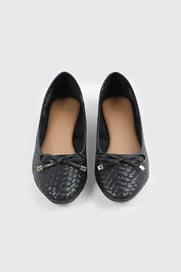 Textured Ballet Flats