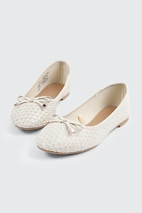 Textured Ballet Flats