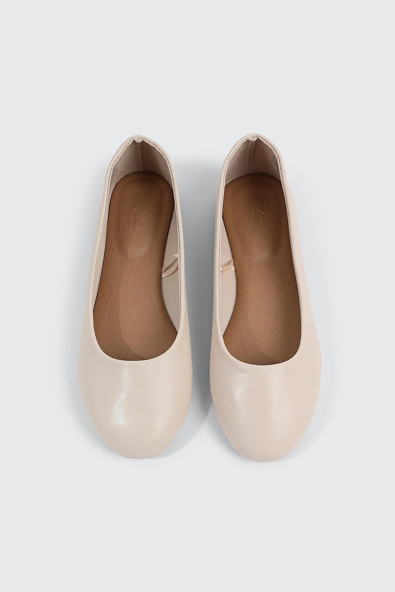 Round Toe Ballerina Flats