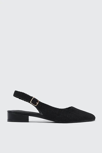 Pointed Toe Slingback Flats