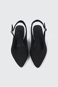 Pointed Toe Slingback Flats