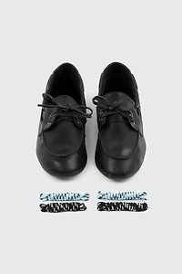 Faux Leather Boat Shoes