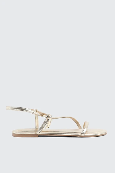 Thin Strappy Flat Sandals