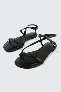 Thin Strappy Flat Sandals